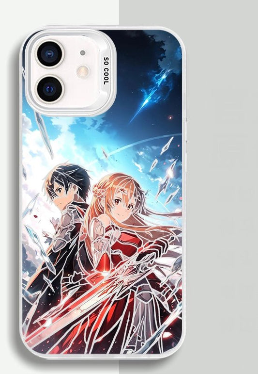 KIRITO ASUNA SWORD ART ONLINE ANIME PHONE CASE - TSUKIYA
