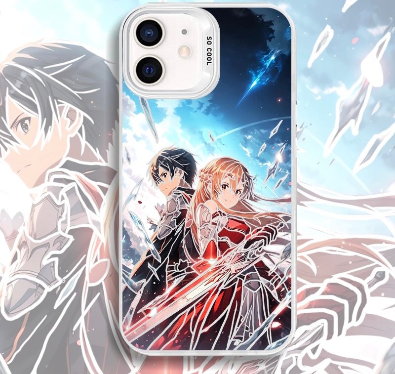 KIRITO ASUNA SWORD ART ONLINE ANIME PHONE CASE - TSUKIYA