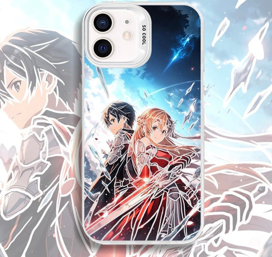 KIRITO ASUNA SWORD ART ONLINE ANIME PHONE CASE - TSUKIYA