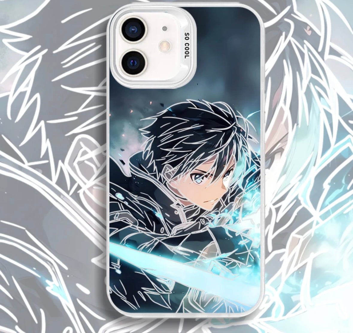 KIRITO SWORD ART ONLINE ANIME PHONE CASE - TSUKIYA