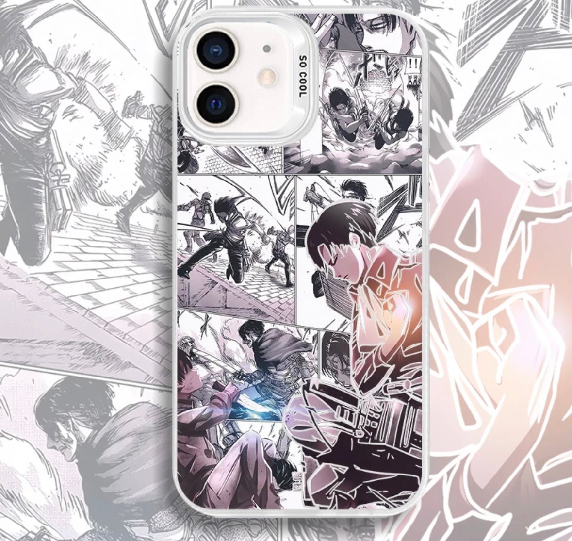 LEVI ATTACK ON TITAN MANGA ANIME ANIME PHONE CASE - TSUKIYA