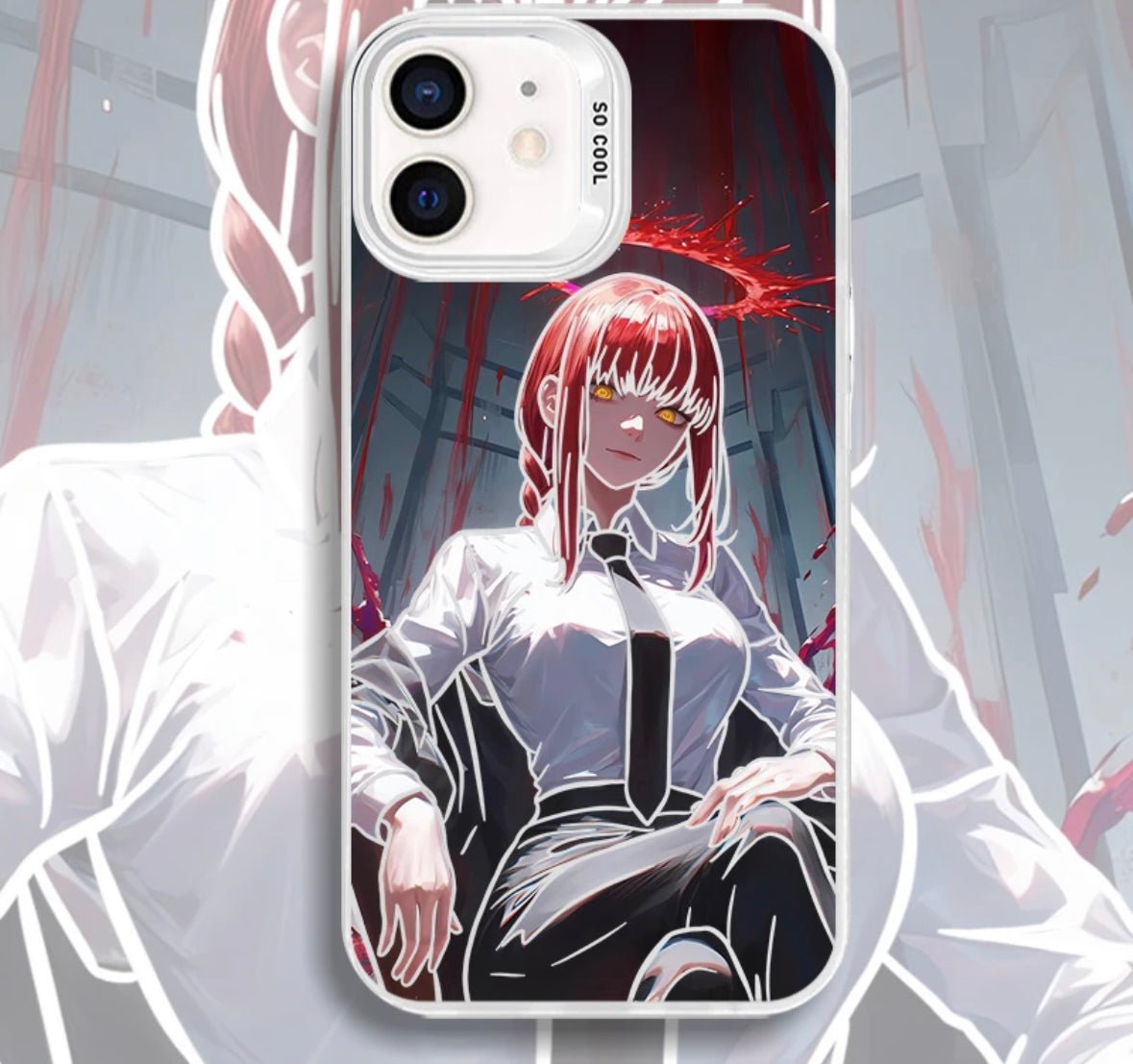 MAKIMA CHAINSAW MAN ANIME PHONE CASE - TSUKIYA