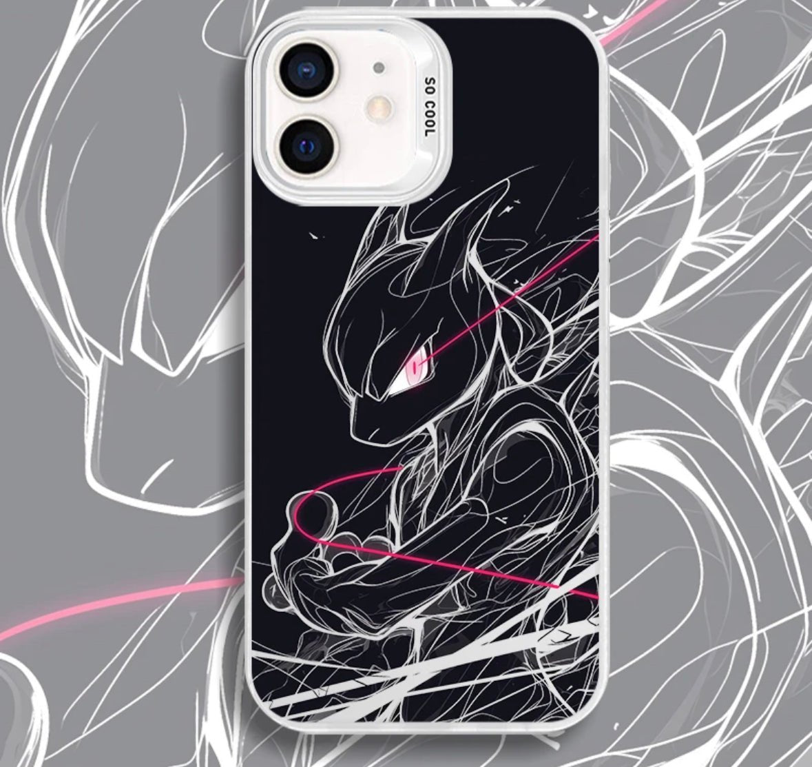 MEWTWO POKEMON ANIME PHONE CASE - TSUKIYA