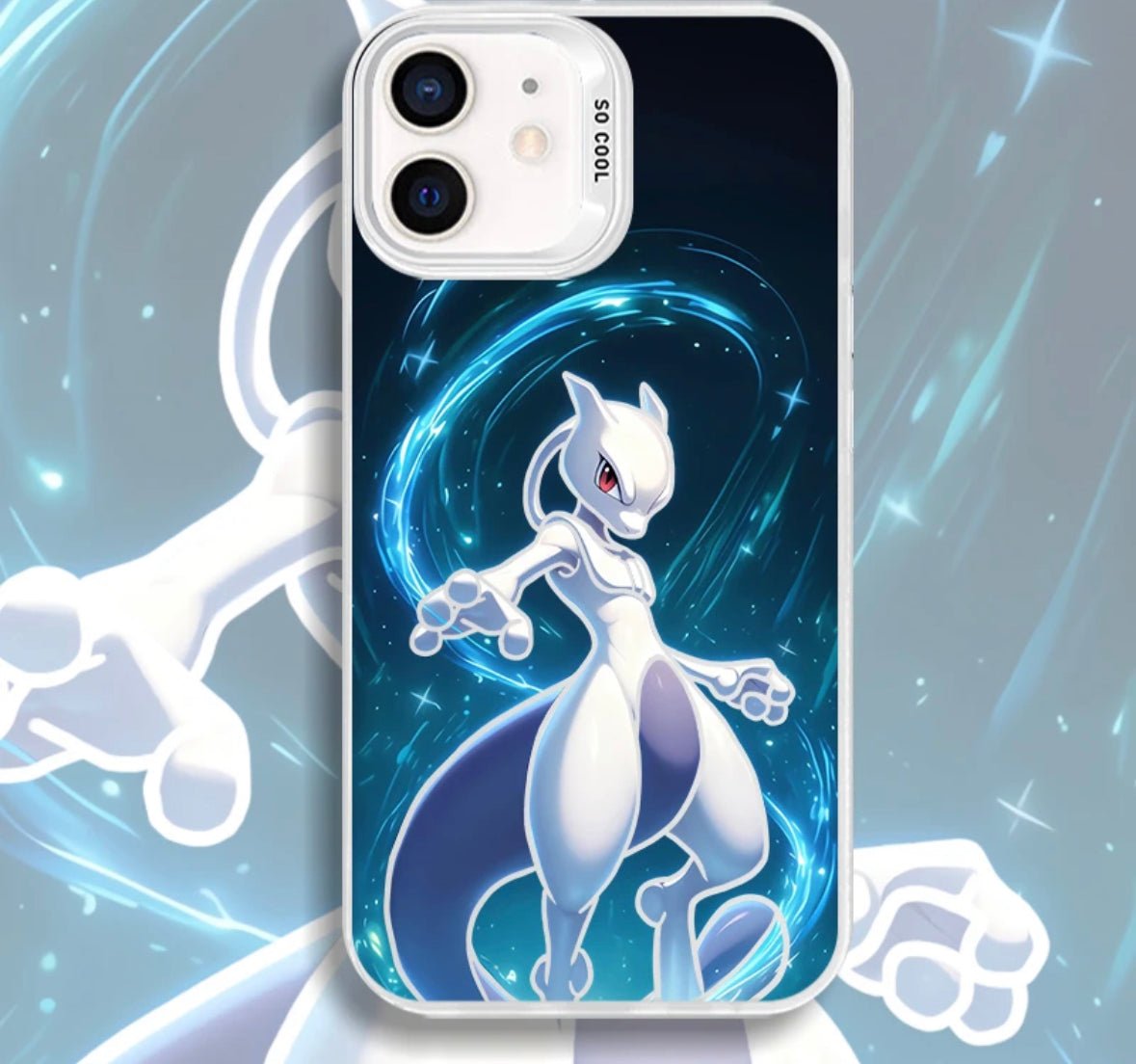 MEWTWO POKEMON ANIME PHONE CASE - TSUKIYA