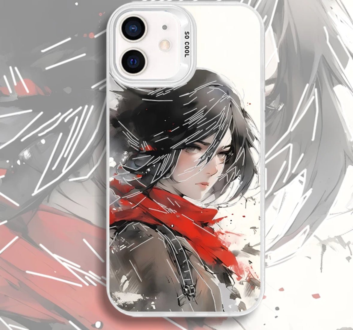 MIKASA ANIME PHONE CASE - TSUKIYA