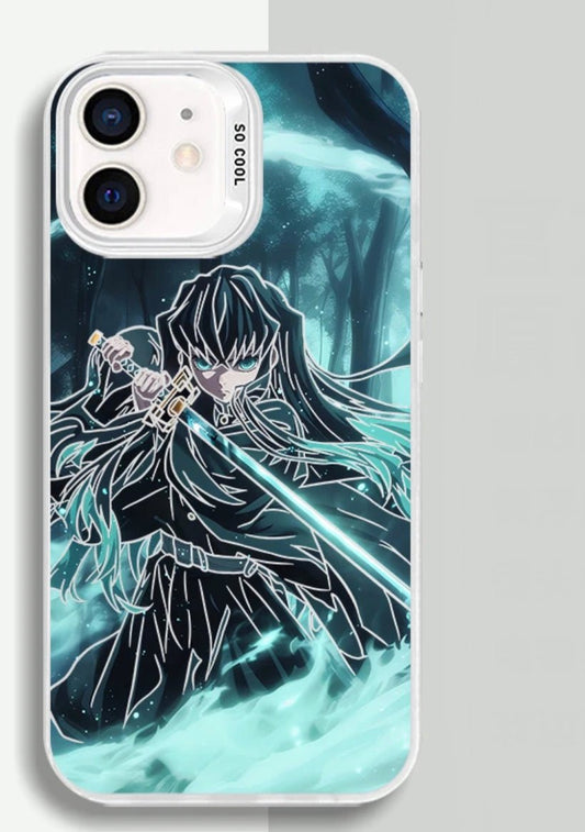 MUICHIRO TOKITO MIST FORM DEMON SLAYER ANIME PHONE CASE - TSUKIYA