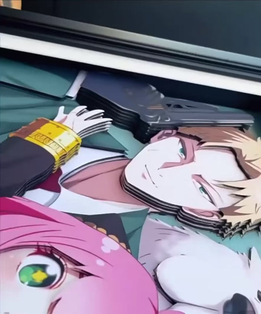 BUBU'S SPY X FAMILY SHADOWBOXES 3D PICTURE FRAME