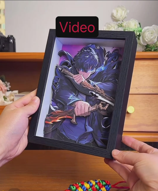 BUBU'S  SOLO LEVELING SHADOWBOX 3D PICTURE FRAME