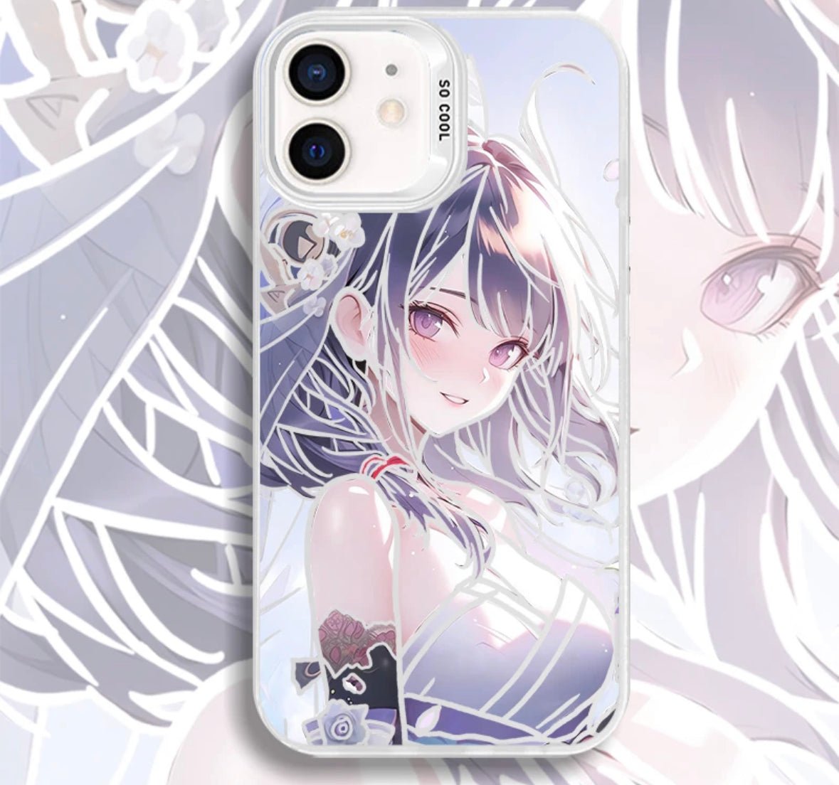 RAIDEN ANIME PHONE CASE GENSHIN IMPACT - TSUKIYA