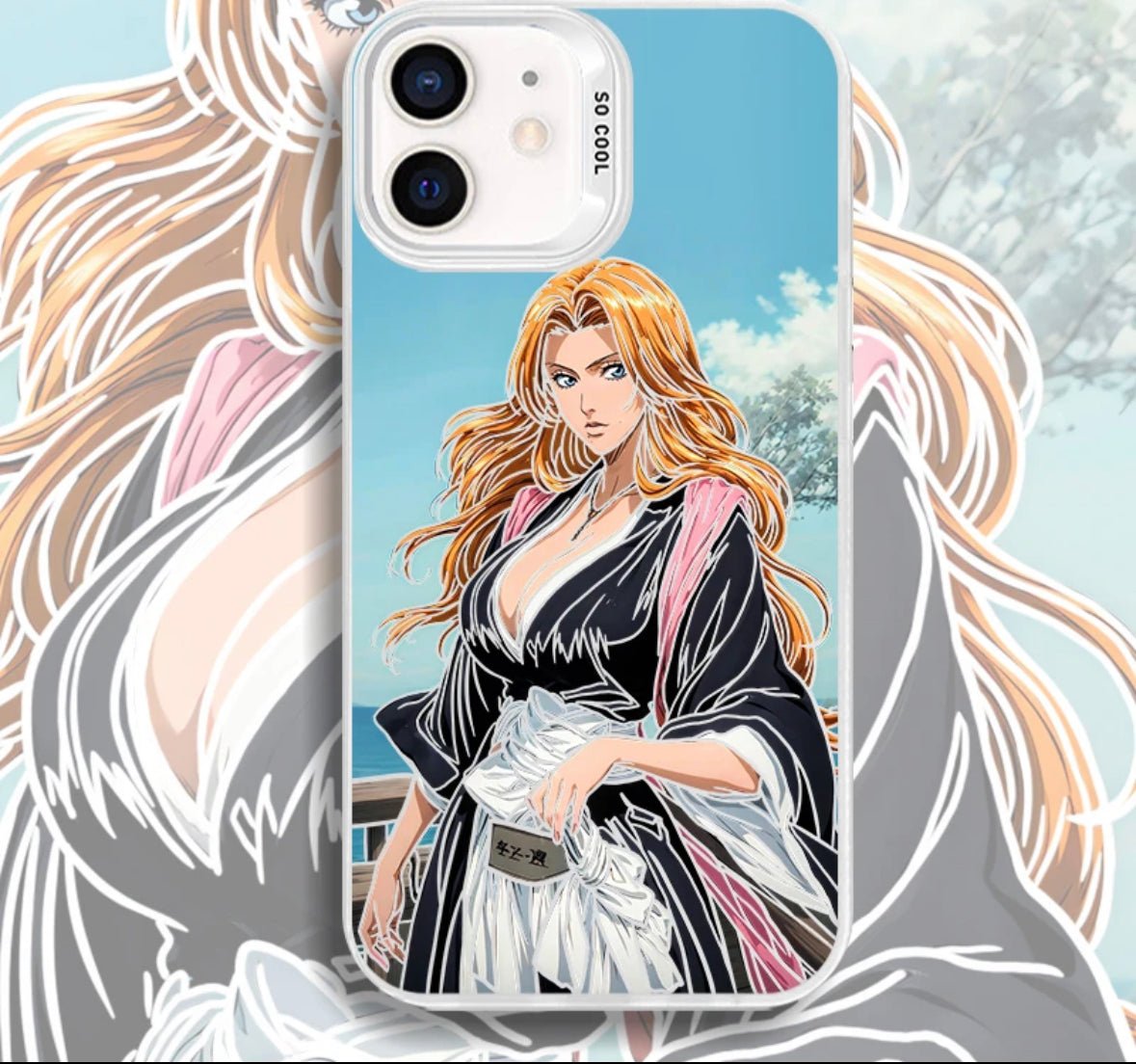RANGIKU MATSUMOTO BLEACH ANIME PHONE CASE - TSUKIYA