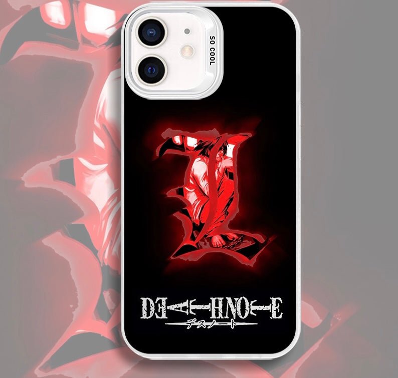 RED L DEATHNOTE ANIME PHONE CASE - TSUKIYA