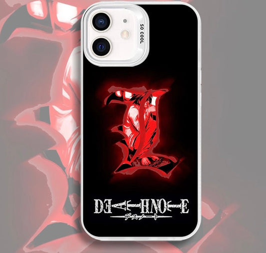 RED L DEATHNOTE ANIME PHONE CASE - TSUKIYA