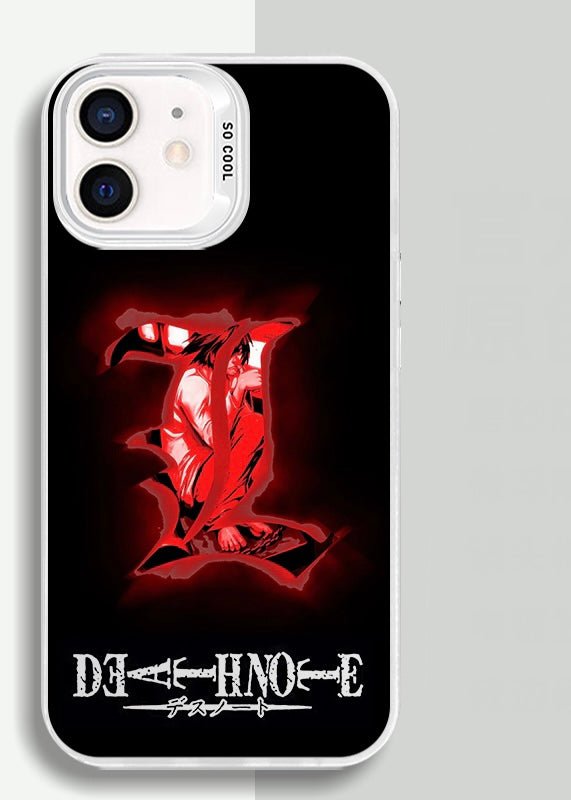 RED L DEATHNOTE ANIME PHONE CASE - TSUKIYA