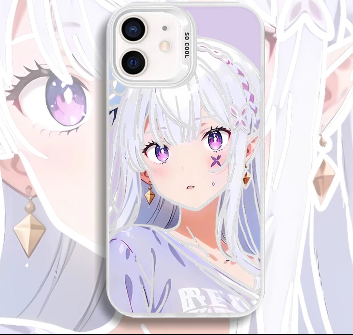 RE:ZERO EMILIA ANIME PHONE CASE - TSUKIYA