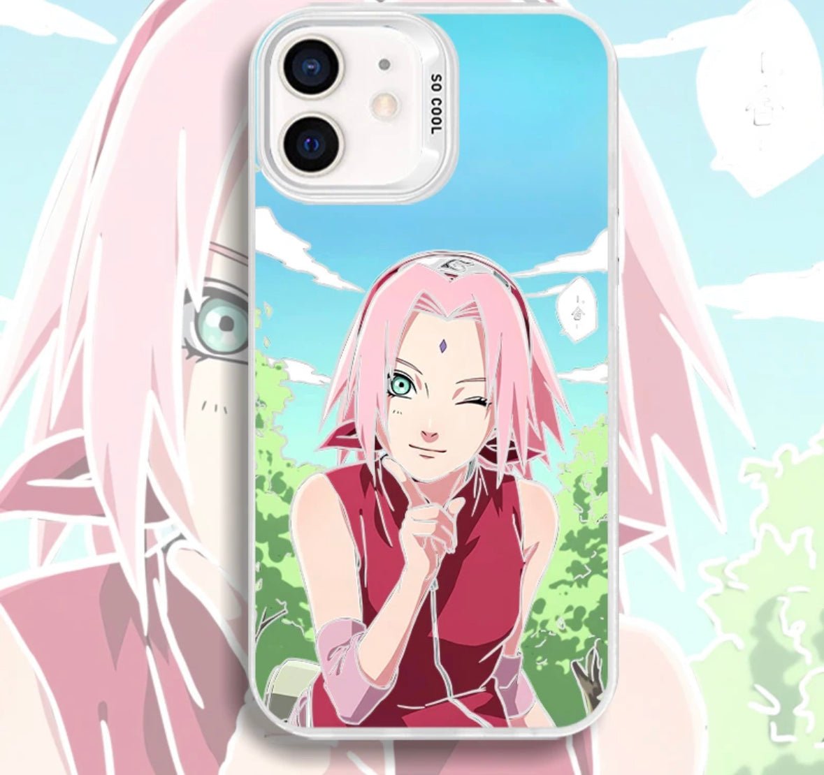 SAKURA HARUNO ANIME PHONE CASE - TSUKIYA
