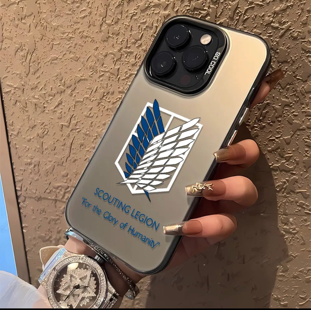 SCOUT BADGE ANIME PHONE CASE - TSUKIYA