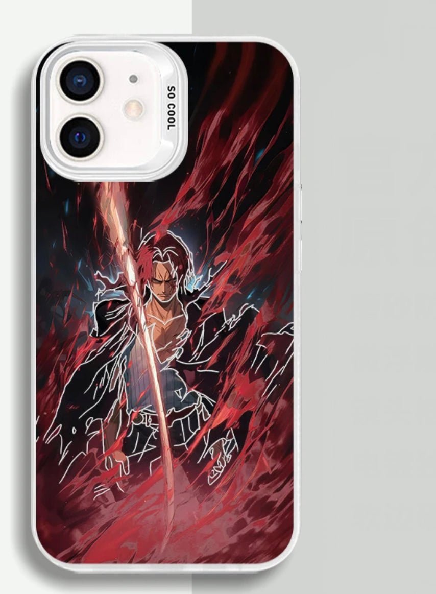 SHANKS HAKI SLICE RED HAIR ONE PIECE ANIME PHONE CASE - TSUKIYA