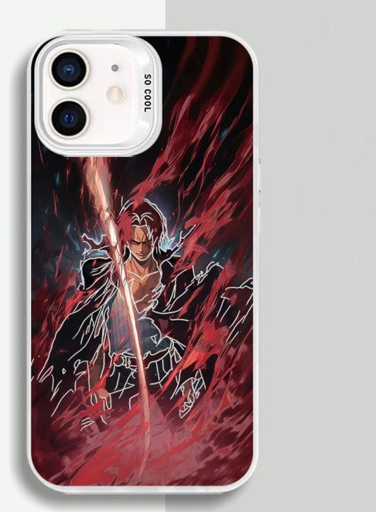 SHANKS HAKI SLICE RED HAIR ONE PIECE ANIME PHONE CASE - TSUKIYA