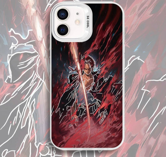 SHANKS HAKI SLICE RED HAIR ONE PIECE ANIME PHONE CASE - TSUKIYA