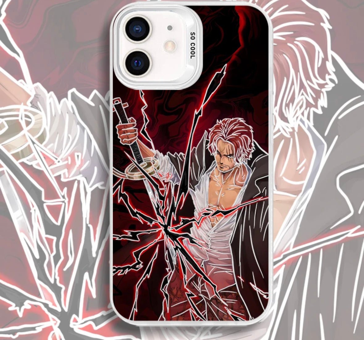 SHANKS ONE PIECE ANIME PHONE CASE - TSUKIYA