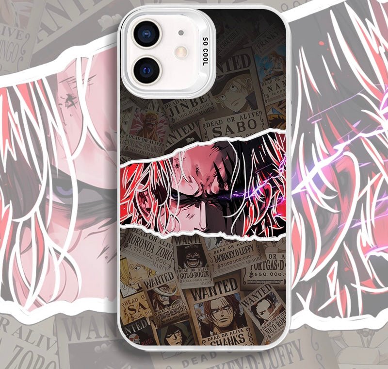 SHANKS RED HAIR ZIP ONE PIECE ANIME PHONE CASE - TSUKIYA