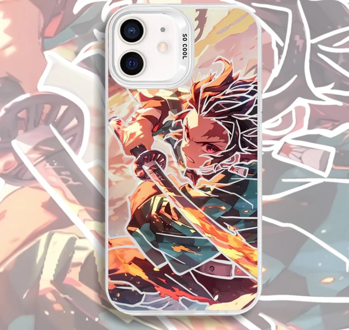 TANJIRO ANIME PHONE CASE - TSUKIYA