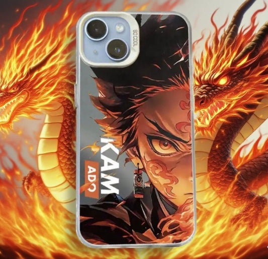 TANJIRO KAMADO DEMON SLAYER ANIME PHONE CASE - TSUKIYA