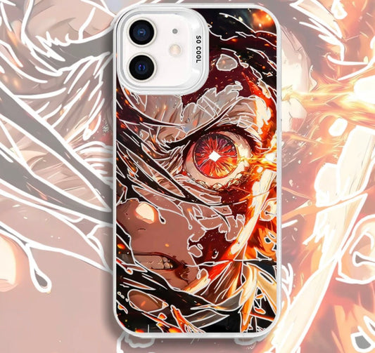 TANJIRO KAMADO EYE DEMON SLAYER ANIME PHONE CASE - TSUKIYA