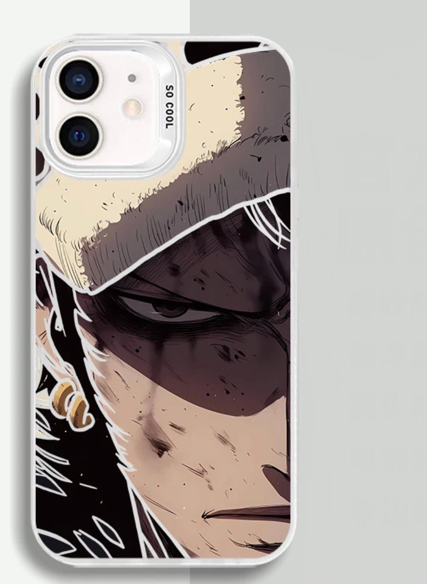 TRAFALGAR D LAW HALF FACE ONEPIECE ANIME PHONE CASE - TSUKIYA
