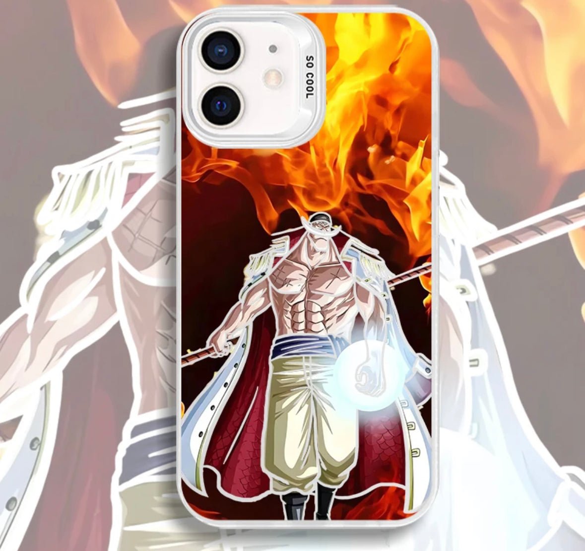 WHITE BEARD ONE PIECE ANIME PHONE CASE - TSUKIYA