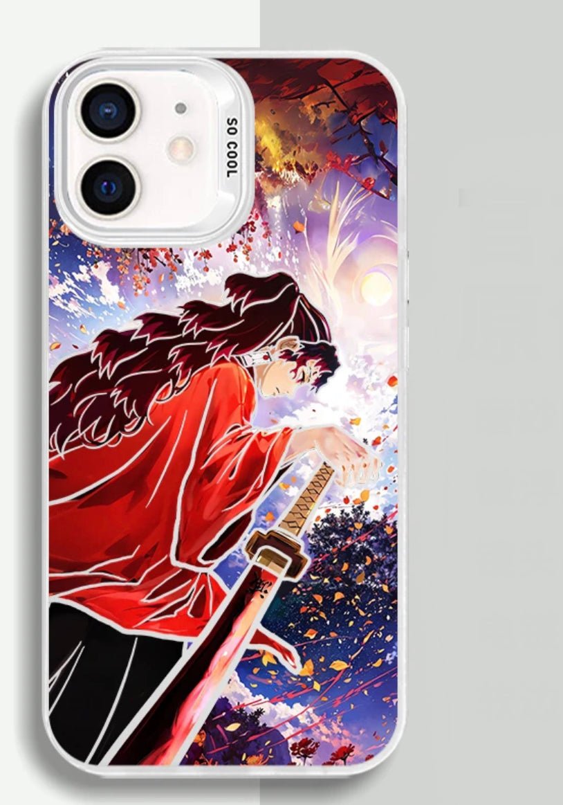 YORIICHI DEMON SLAYER ANIME PHONE CASE - TSUKIYA