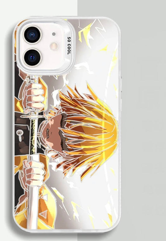 ZENITSU DEMON SLAYER ANIME PHONE CASE - TSUKIYA