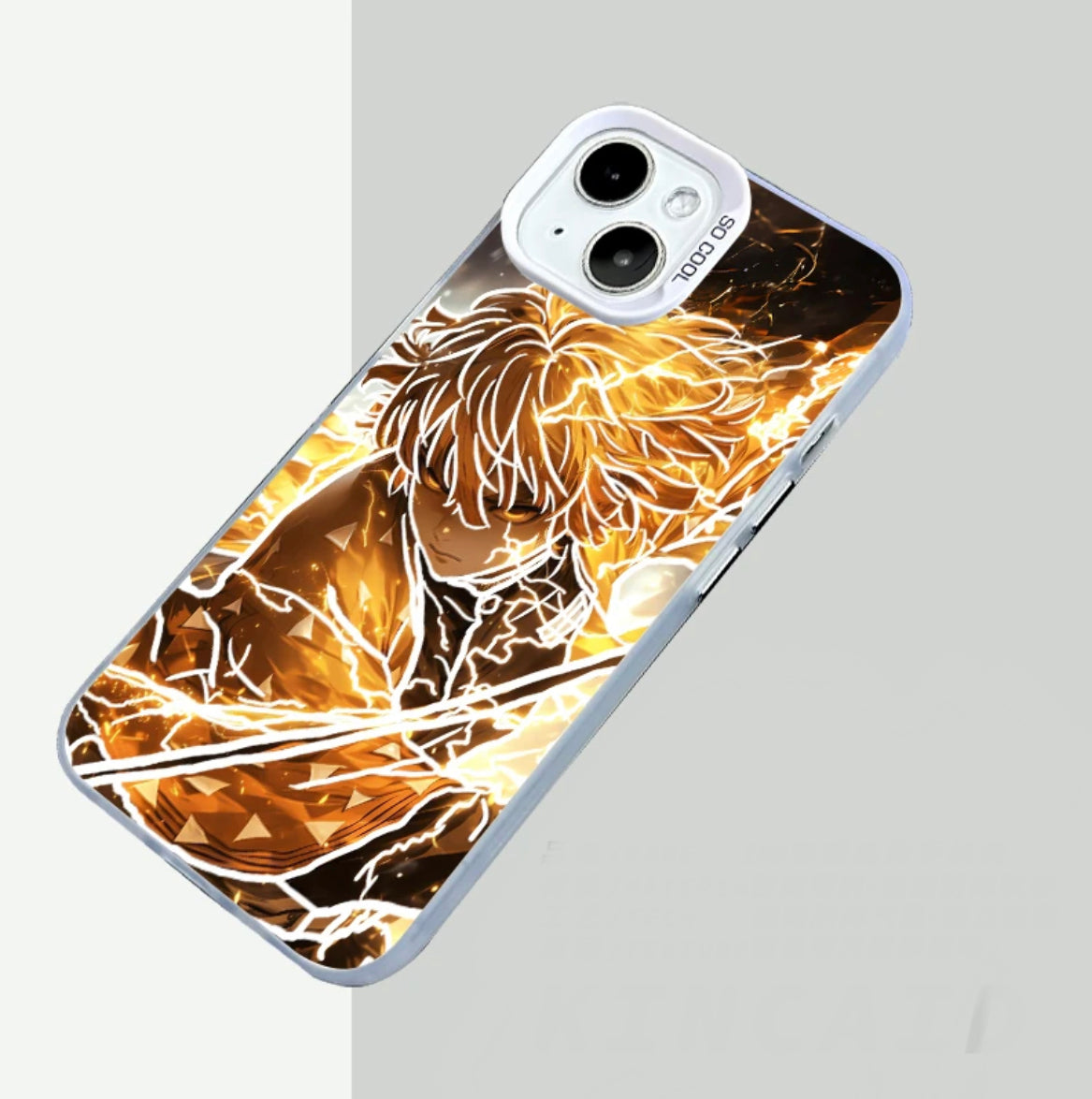 ZENITSU DEMON SLAYER ANIME PHONE CASE