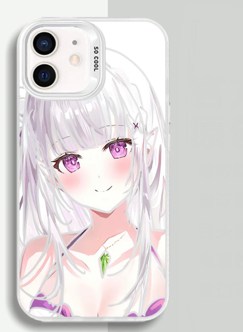 RE:ZERO EMILIA ANIME PHONE CASE