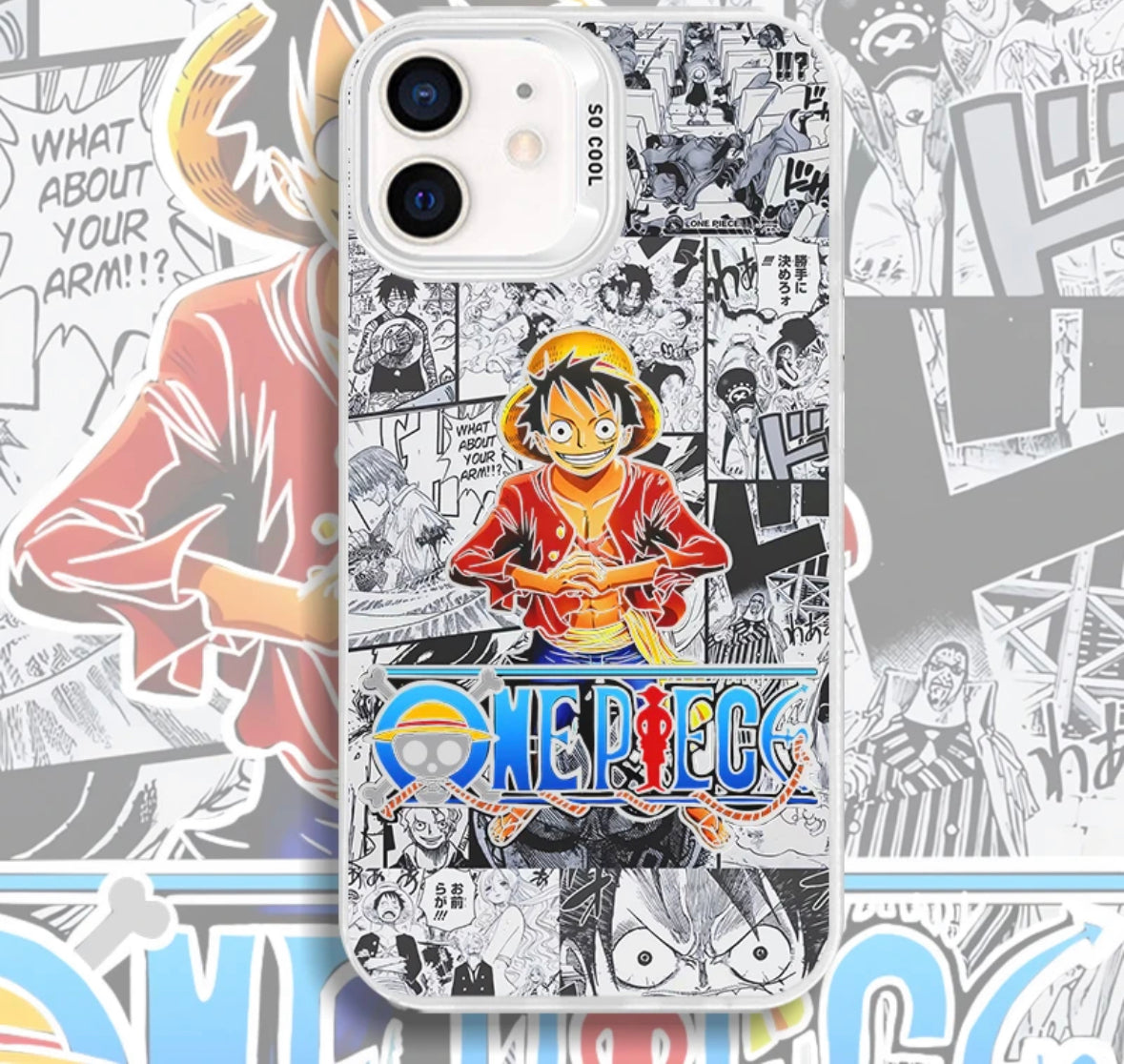 LUFFY ONE PIECE MANGA 2 ANIME PHONE CASE