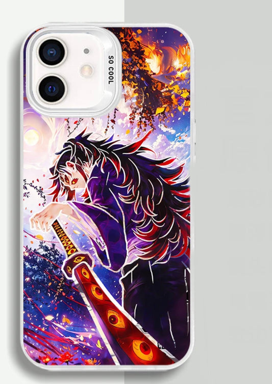 DEMON SLAYER KOKUSHIBO ANIME PHONE CASE