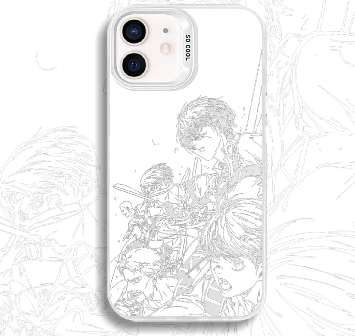 SPECIAL OPERATION SQUAD ATTACK ON TITAN ANIME ANIME PHONE CASE