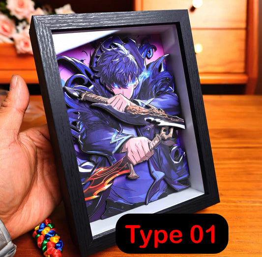 BUBU'S  SOLO LEVELING SHADOWBOX 3D PICTURE FRAME