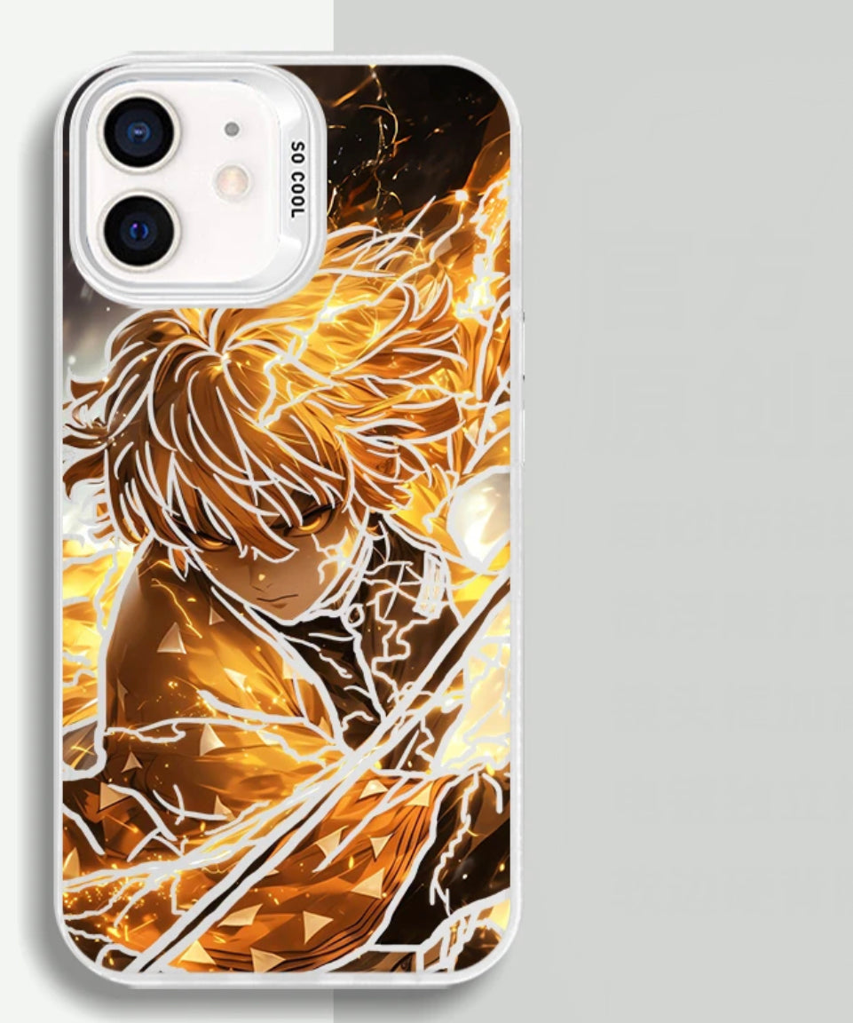 ZENITSU DEMON SLAYER ANIME PHONE CASE