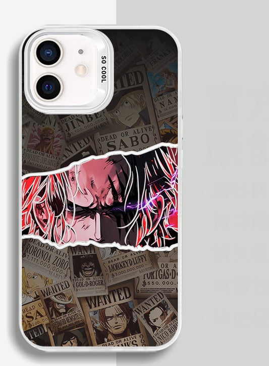 SHANKS RED HAIR ZIP ONE PIECE ANIME PHONE CASE