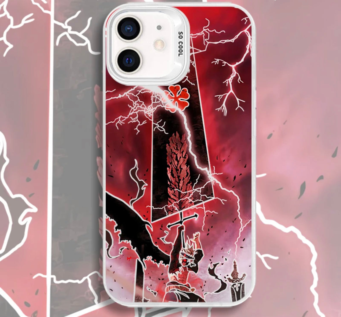 Asta Black Clover Anime Phone Case MagSafe Option