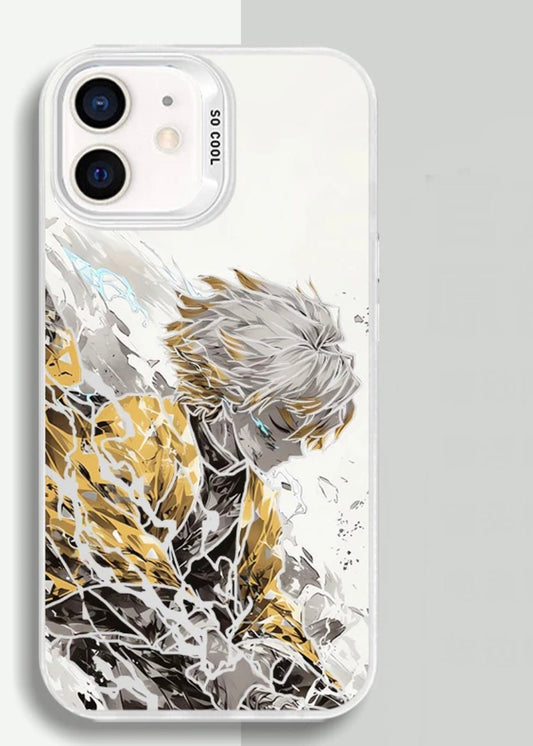 7TH FORM ZENITSU DEMON SLAYER ANIME PHONE CASE - TSUKIYA