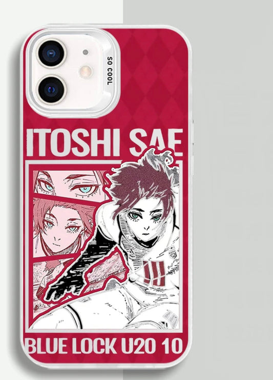 BLUE LOCK SAE ITOSHI ANIME PHONE CASE