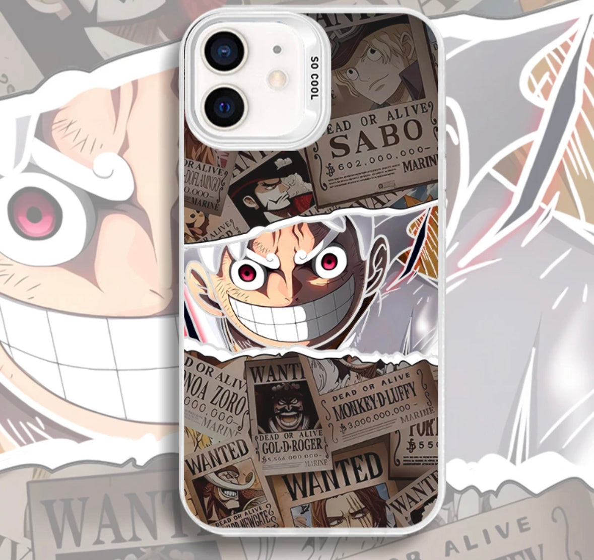 ZIP GEAR 5 LUFFY ONE PIECE ANIME PHONE CASE