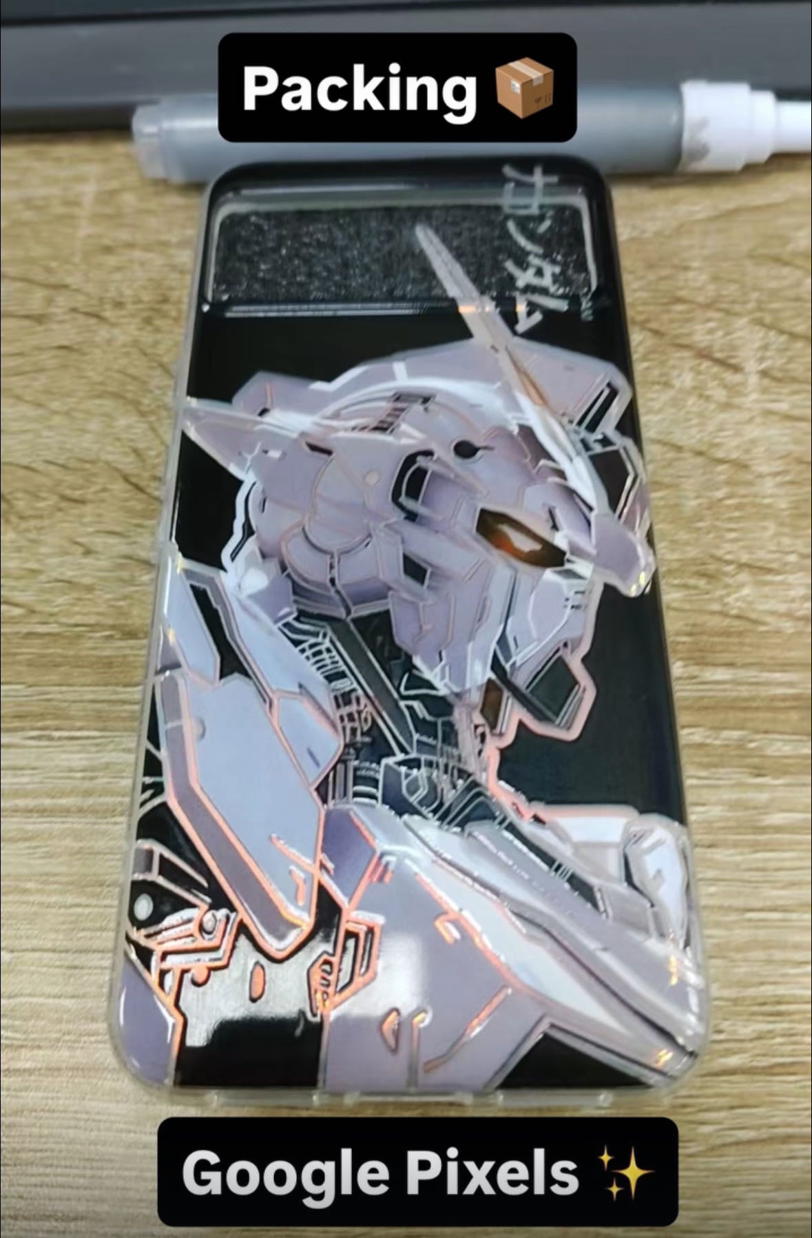 Google Pixel Amber Shine Example