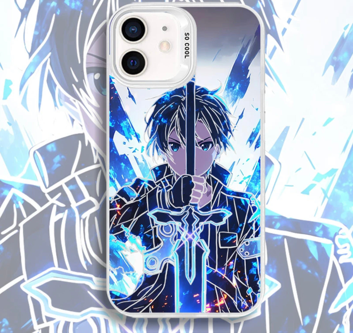 KIRITO SWORD ART ONLINE ANIME PHONE CASE