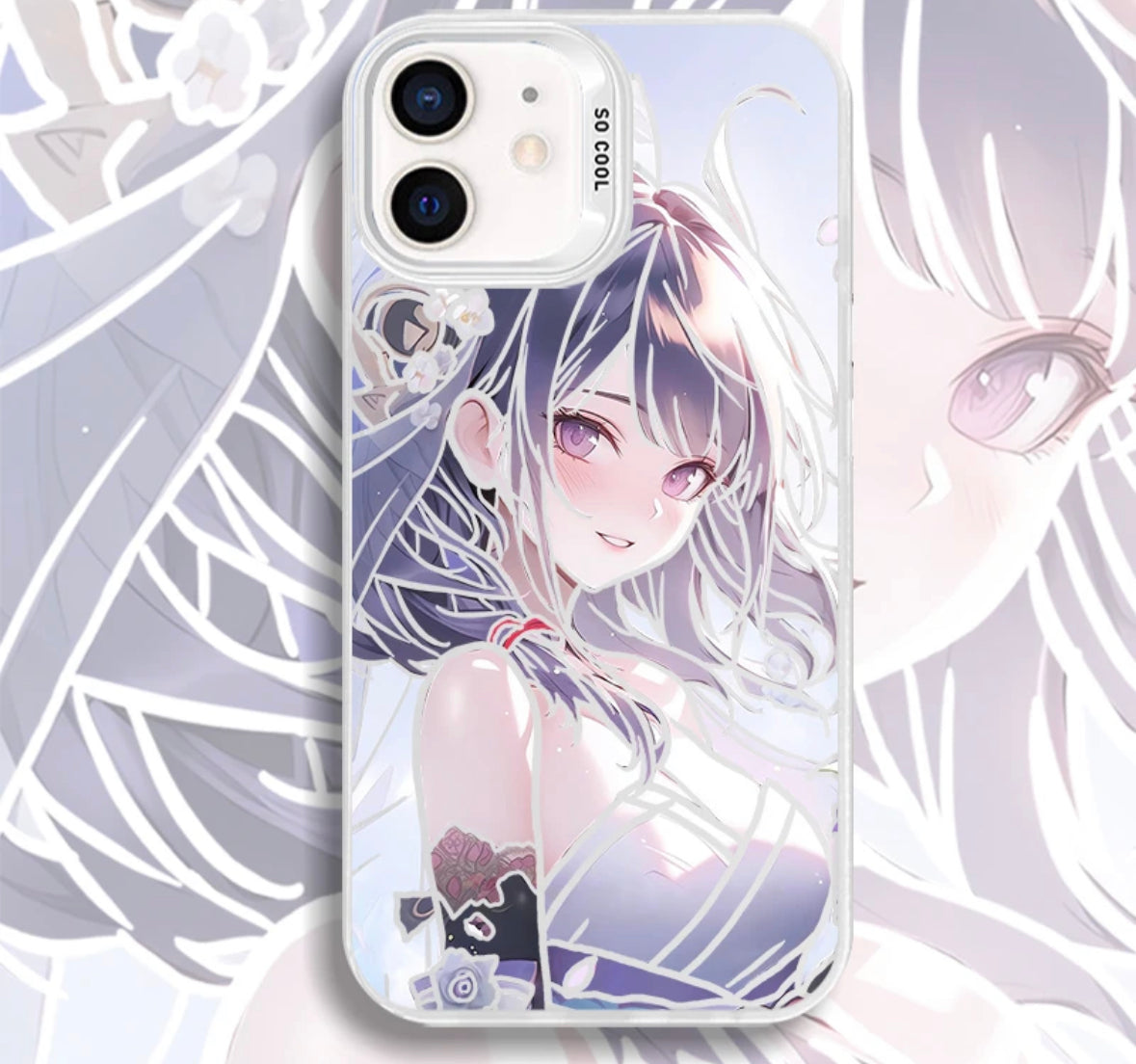 RAIDEN ANIME PHONE CASE GENSHIN IMPACT