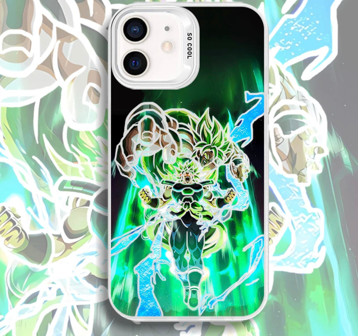 BROLY OVERRAGE DRAGON BALL ANIME PHONE CASE