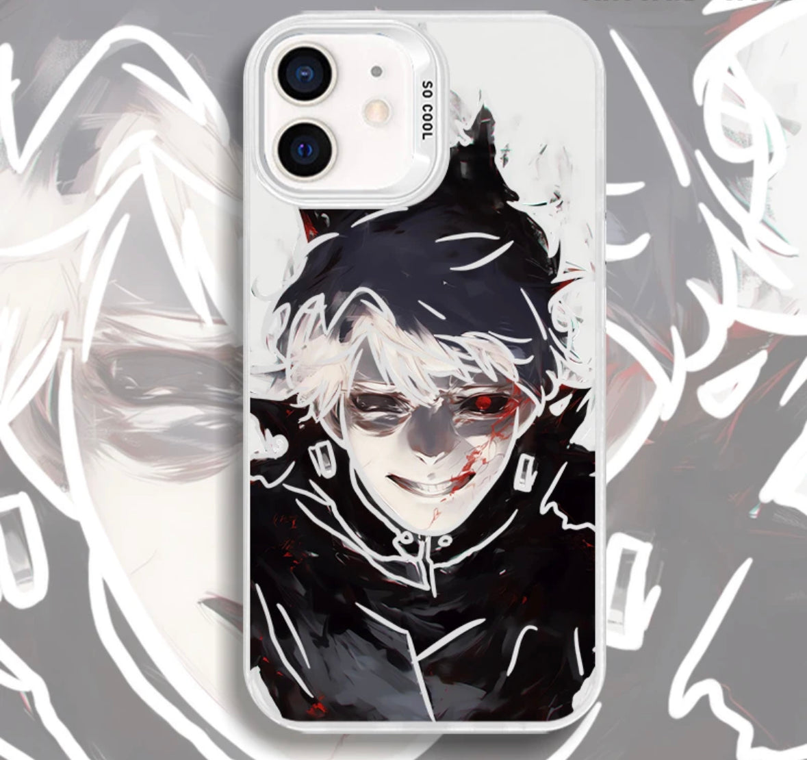 TOKYO GHOUL KEN KANEKI ANIME ANIME PHONE CASE MAGSAFE OPTION - TSUKIYA