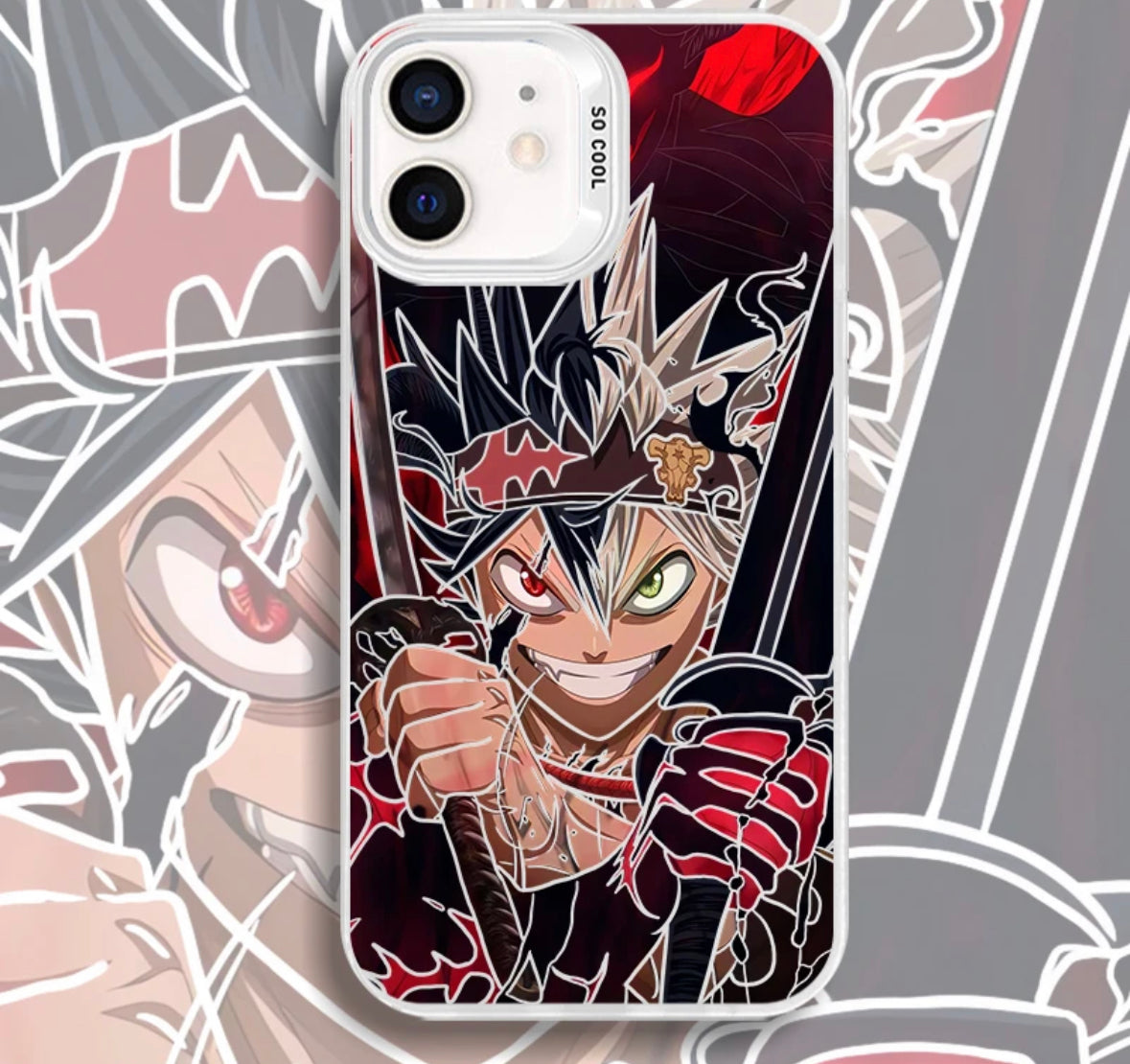 ASTA BLACK CLOVER ANIME PHONE CASE